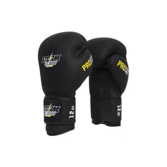 Rękawice Bokserskie ze Skóry Naturalnej StormCloud Boxing Pro Czarne