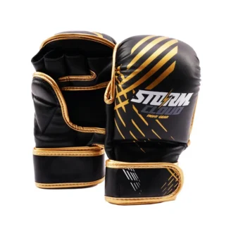 Rękawice do MMA StormCloud Lynx Sparingowe Czarno-Złote 7oz