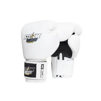 Rękawice do Muay Thai Storm Cloud Blizzard Białe
