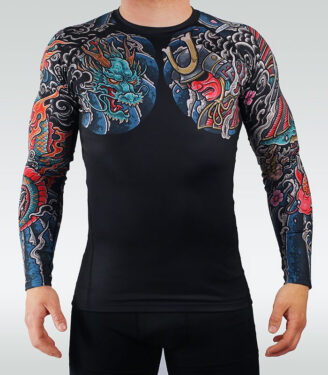 Rashguard Bushido 3.0 długi rękaw (Czarny)