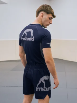 MANTO rashguard LOGO DUAL granatowy