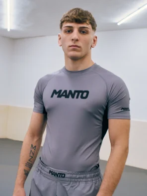 MANTO rashguard LOGO DUAL szary