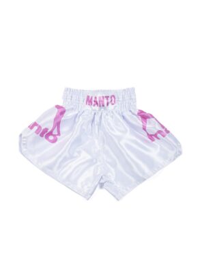 MANTO spodenki MUAY THAI DUAL białe